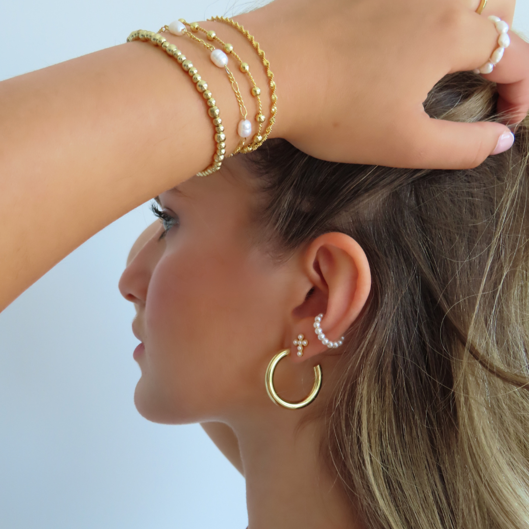 Celestial Pearl Earrings – Timeless Elegance