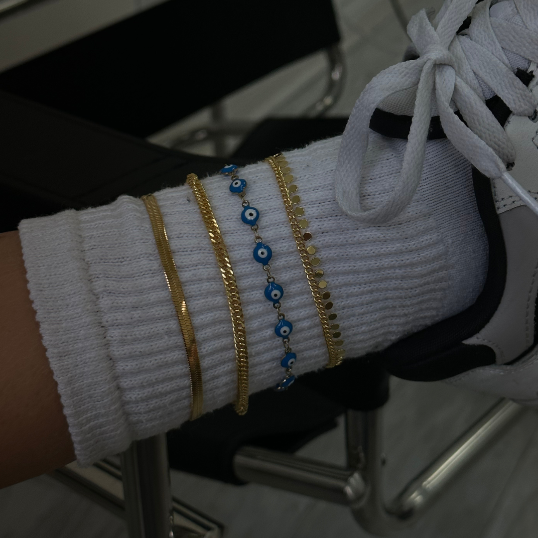 Serpentine Luxe – Radiant Comfort Anklet