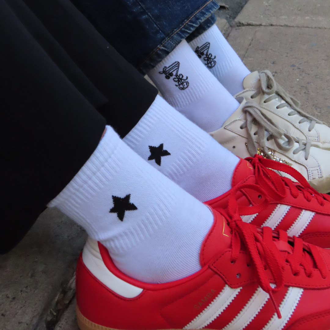 Celestial Comfort – Luxe Star Girl Socks