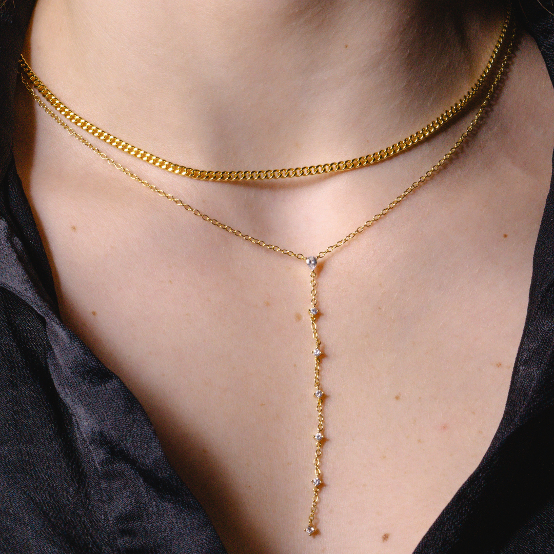 Celestial Charm – Luxe Lariat Necklace