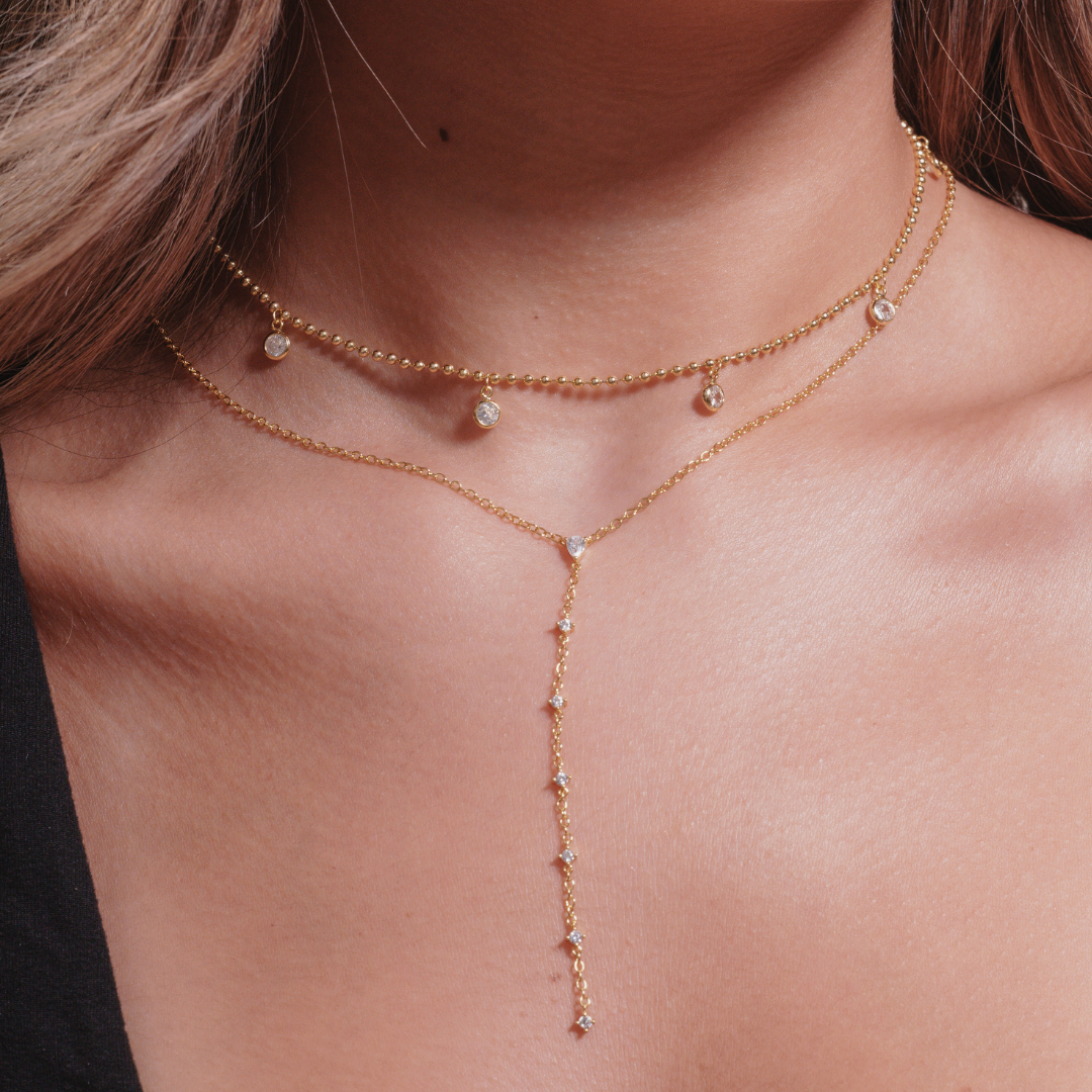 Celestial Charm – Luxe Lariat Necklace