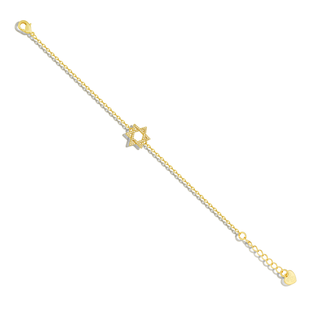 Celestial Charm – David's Embrace Bracelet