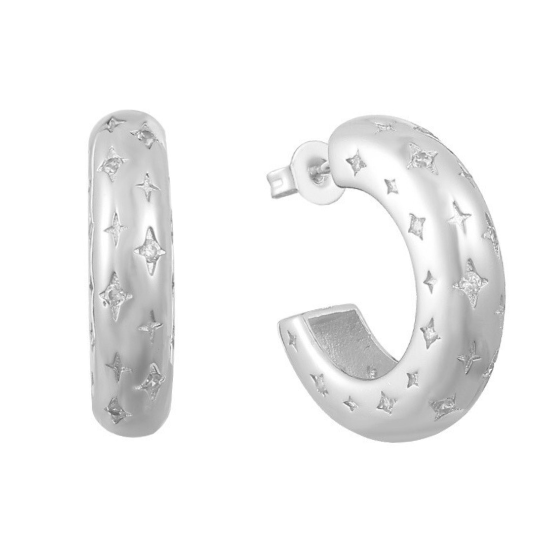 Celestial Charm – Luxe Night Earrings