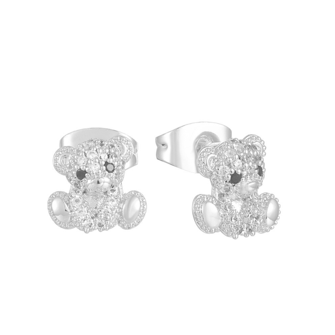 Cozy Luxe – Teddy Bear Earrings