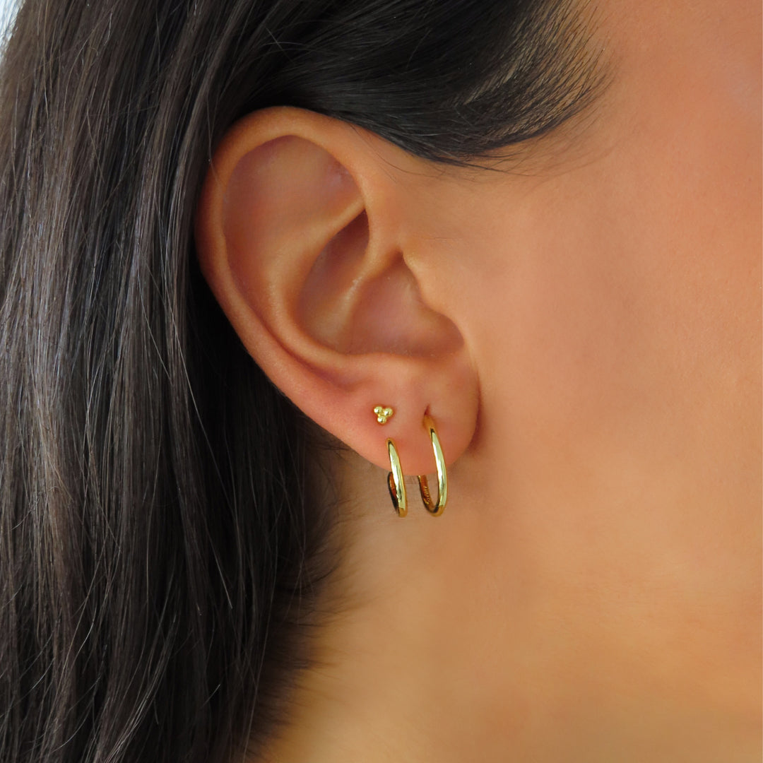 Trio Elegance – Timeless Chic Earrings