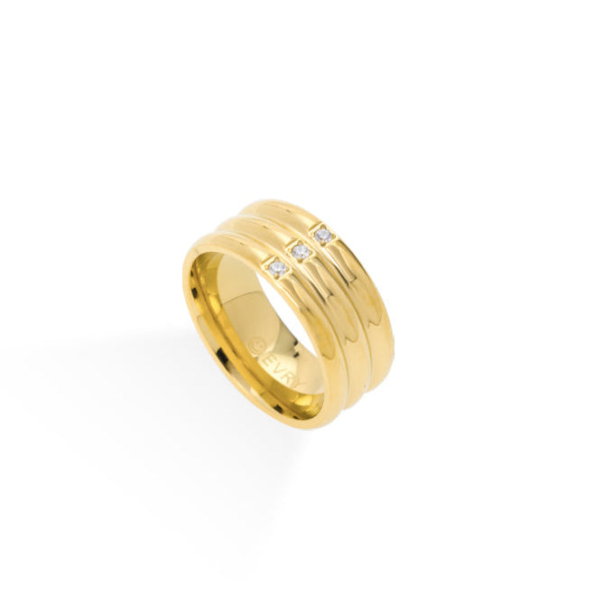 Trinity Luxe Ring – Timeless Elegance