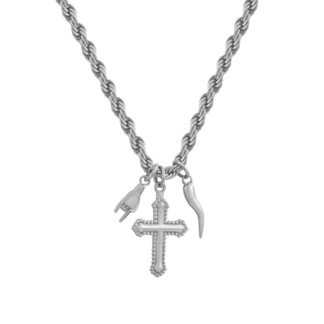 Celestial Shield – Luxe Comfort Necklace