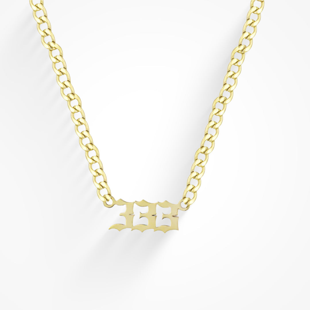 Celestial Charm – Angel Number Necklace