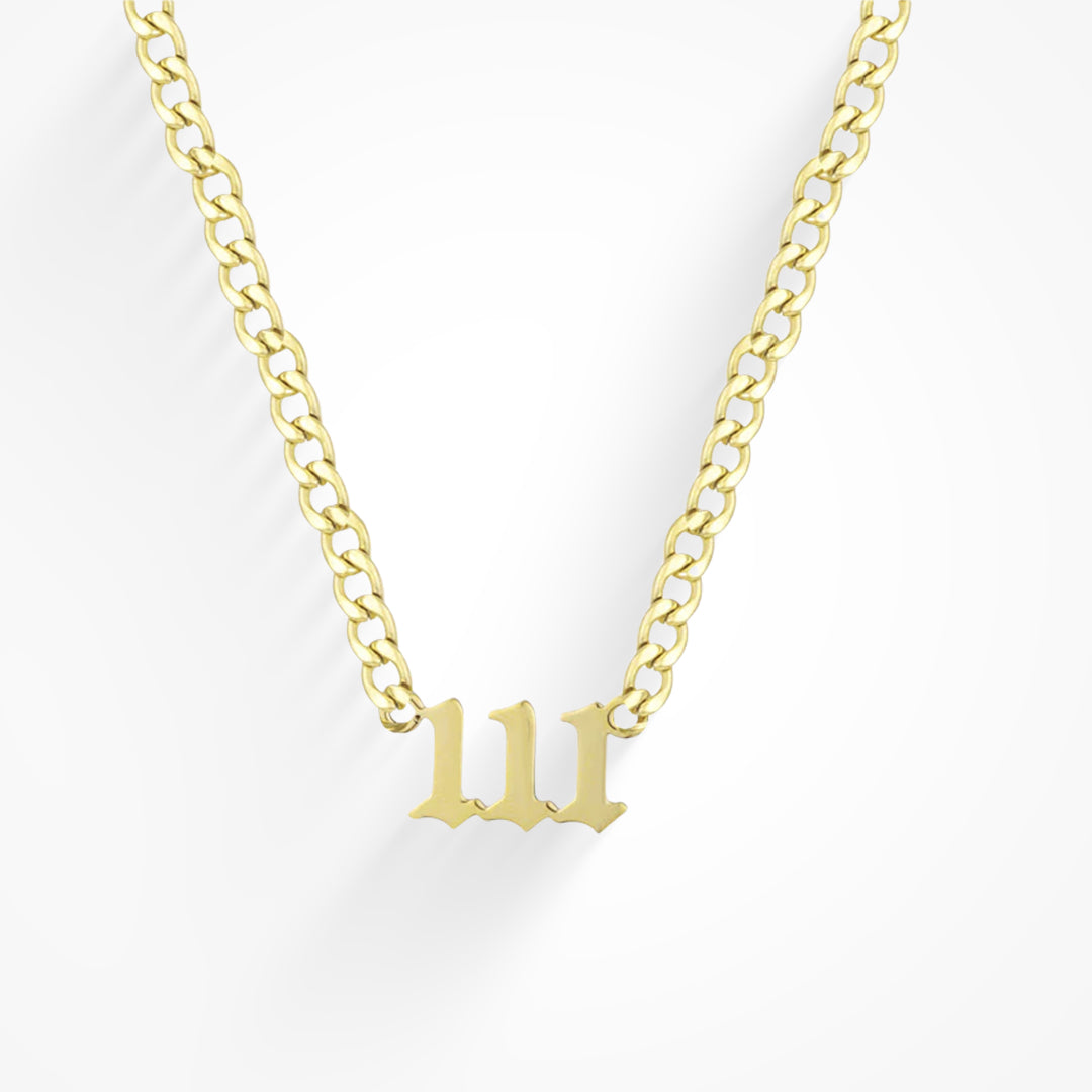 Celestial Charm – Angel Number Necklace