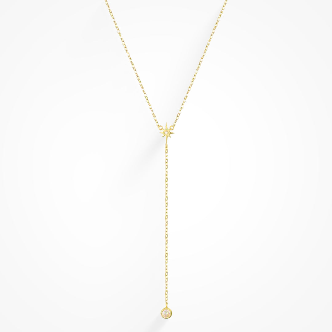 Celestial Charm – Luxe Drop Necklace