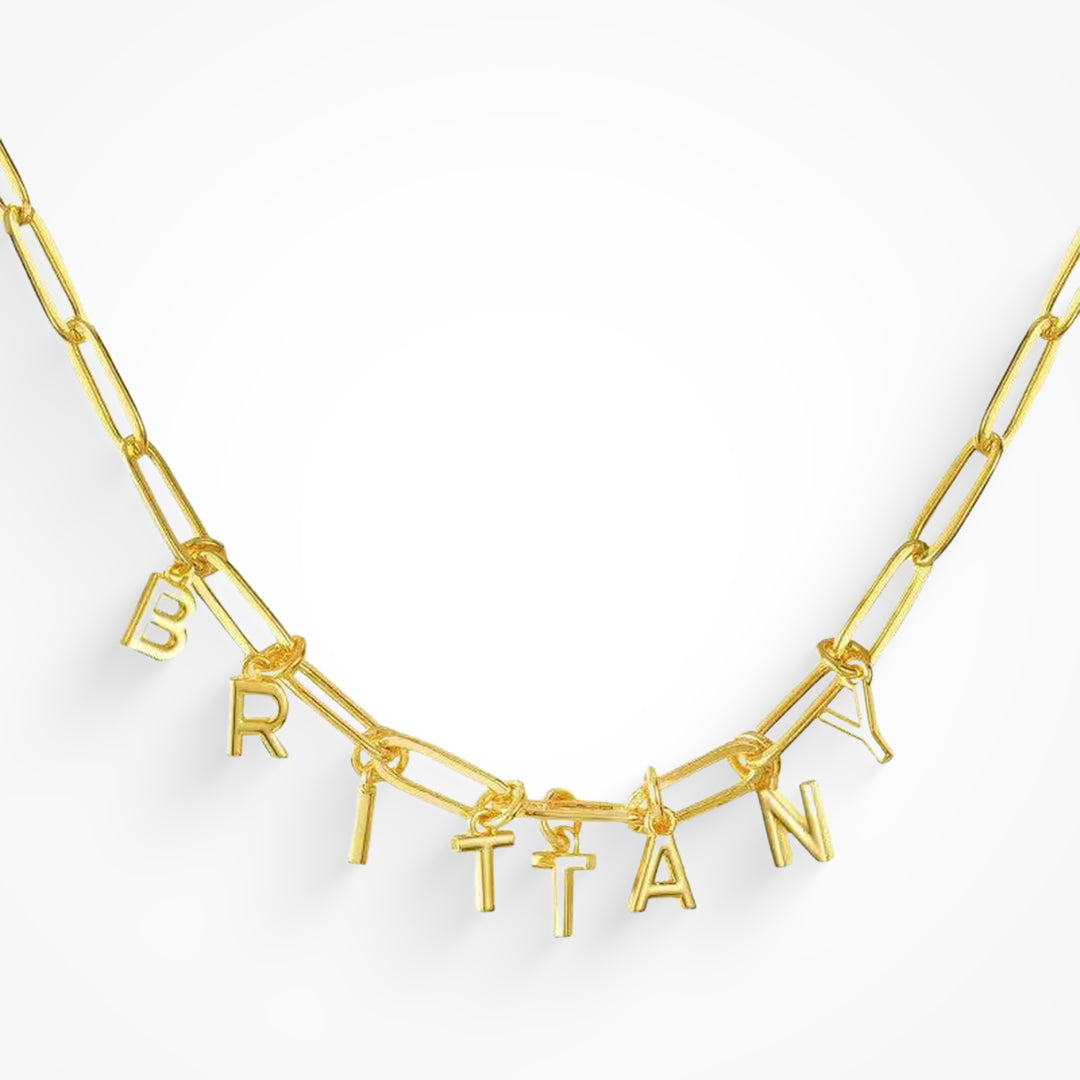 Link Luxe – Personalized Letter Necklace