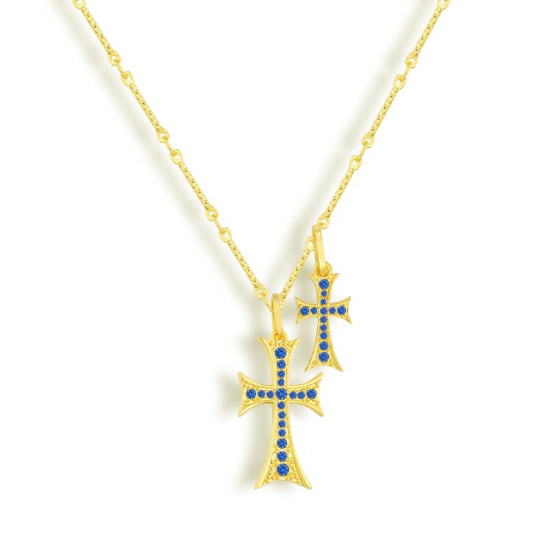 Double Cross – Luxe Layered Elegance