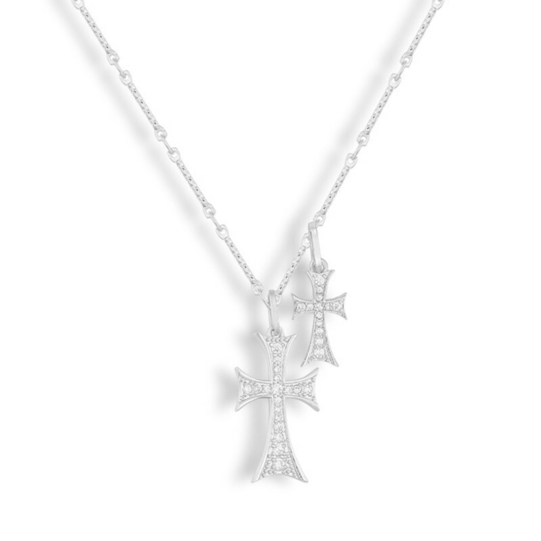 Double Cross – Luxe Layered Elegance