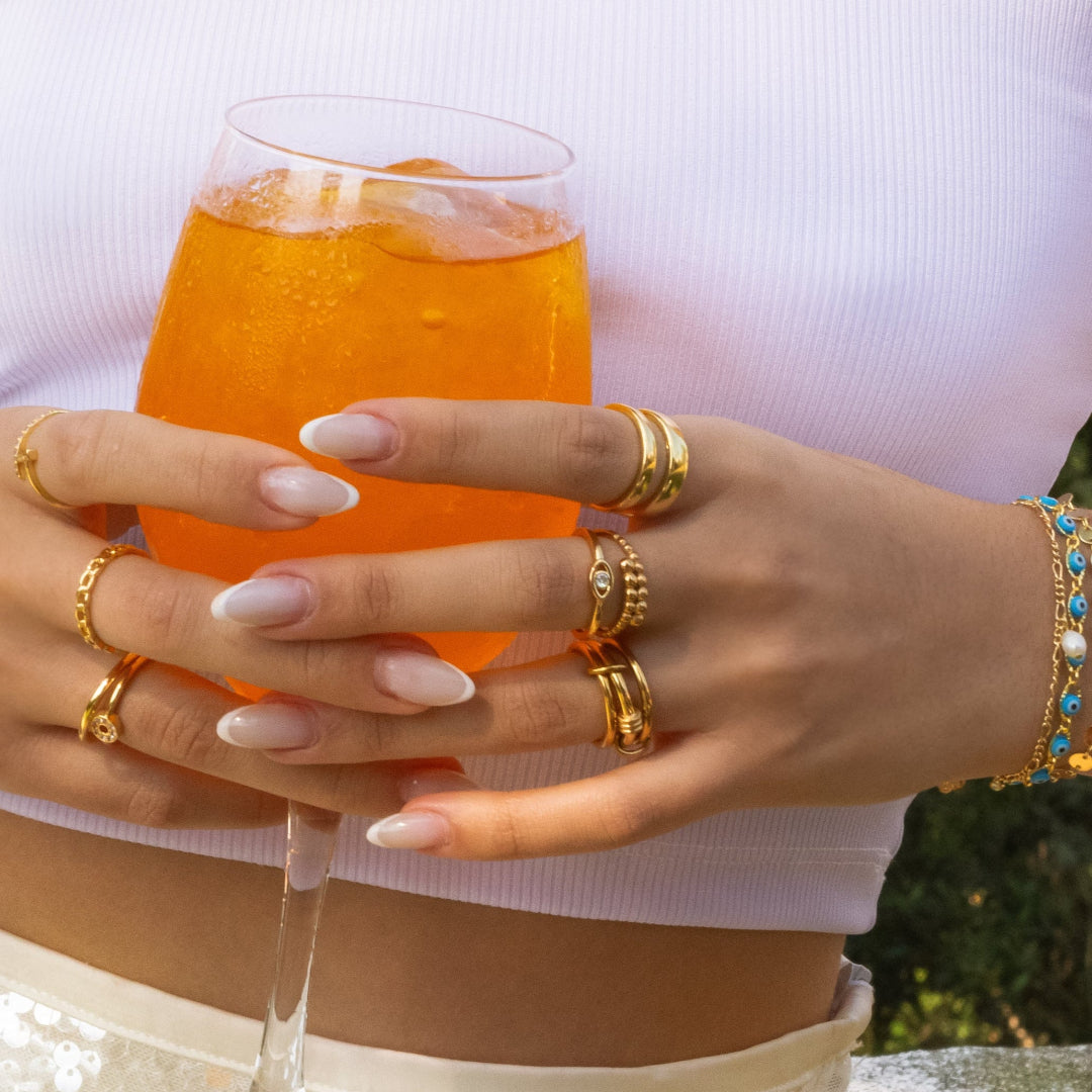 Elevate – Luxe Stacked Ring Collection