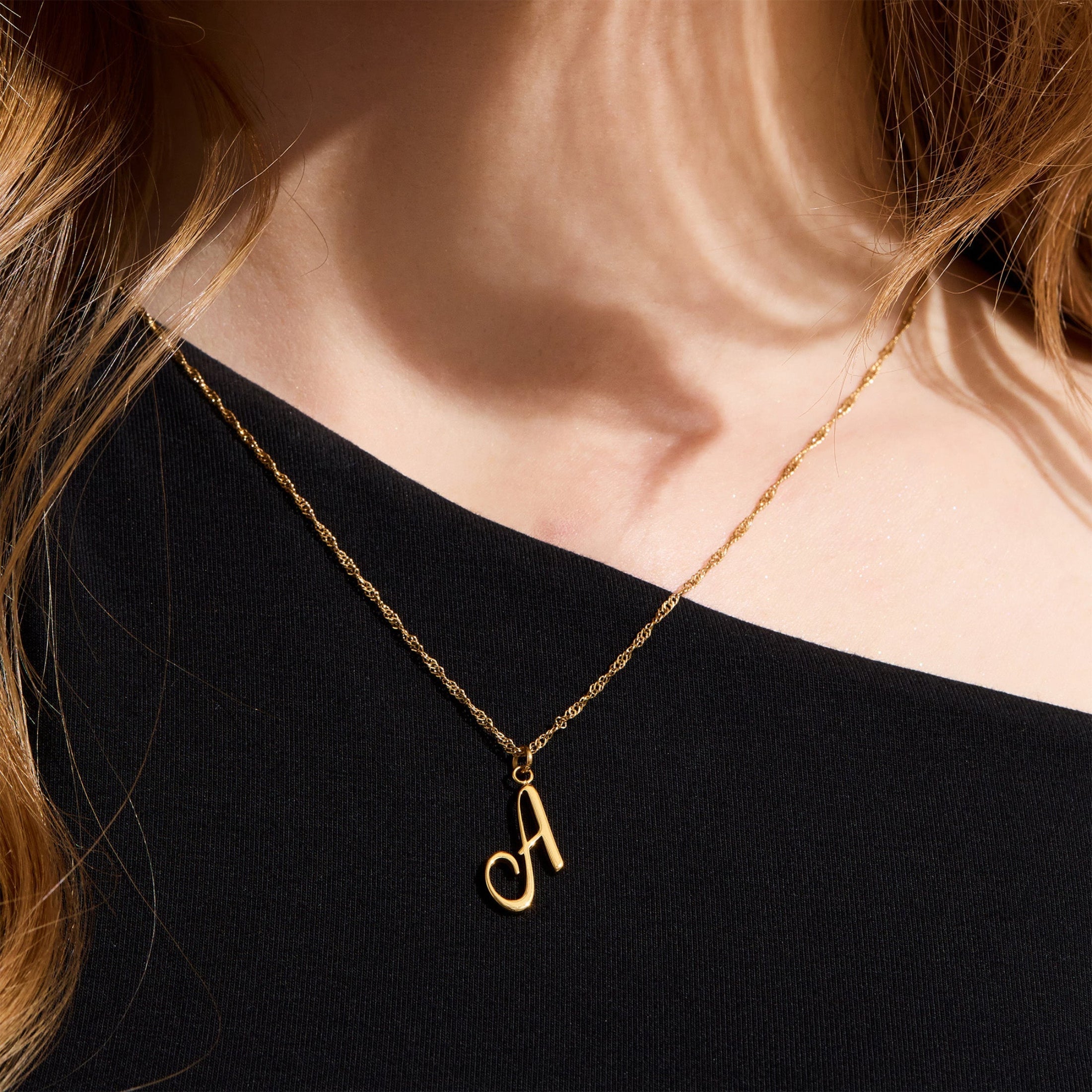 Celeste - Luxe Golden Initial Necklace