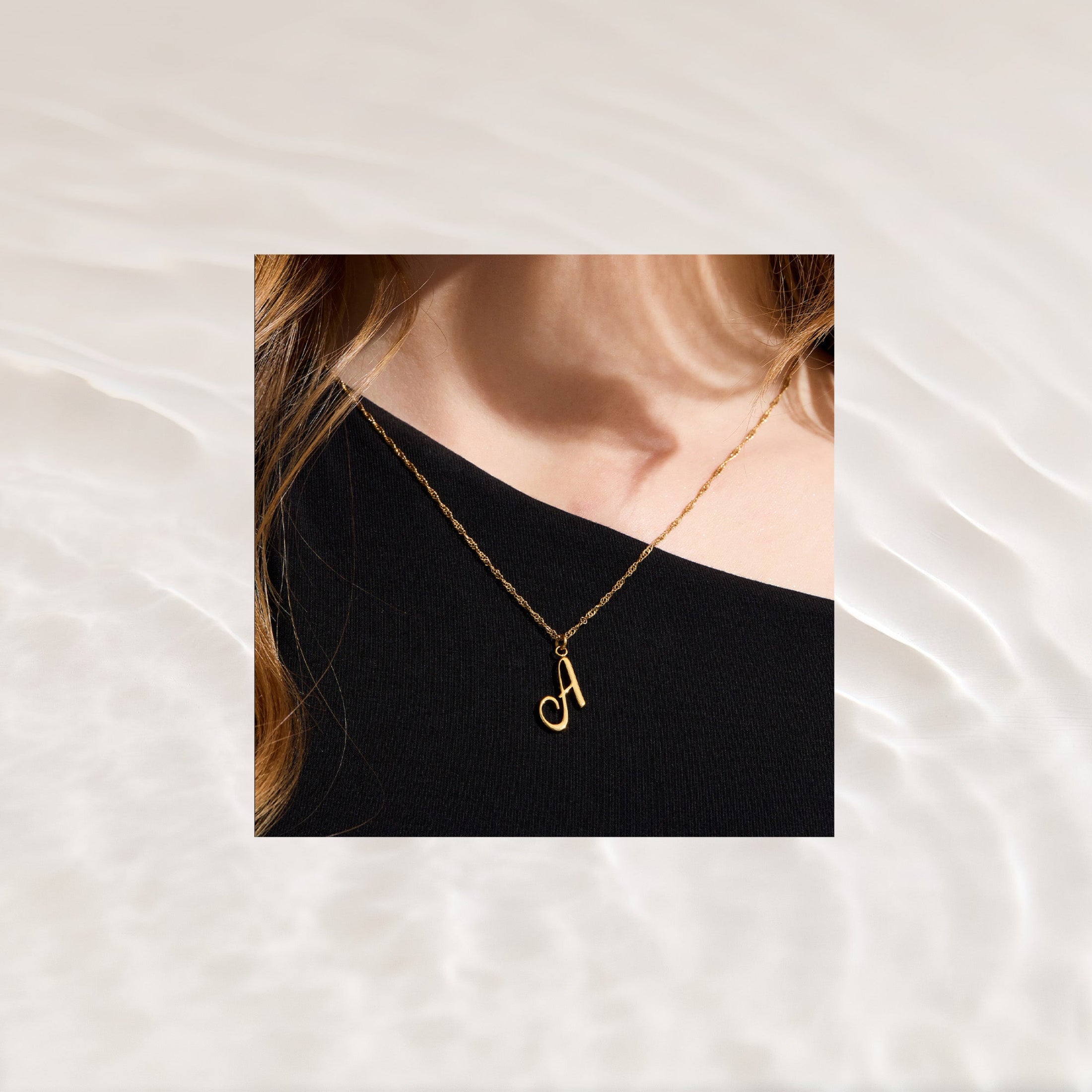 Celeste - Luxe Golden Initial Necklace