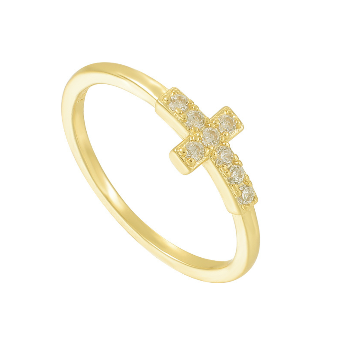 Celestial Grace – Holy Cross Ring