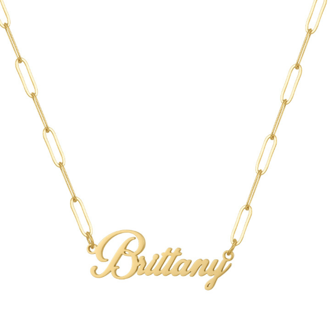 Signature Charm – Personalized Nameplate Necklace