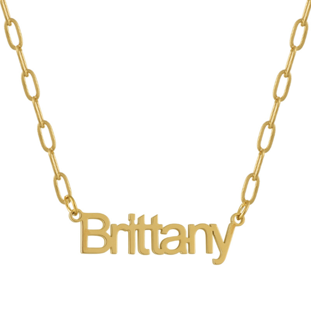 Signature Charm – Personalized Nameplate Necklace