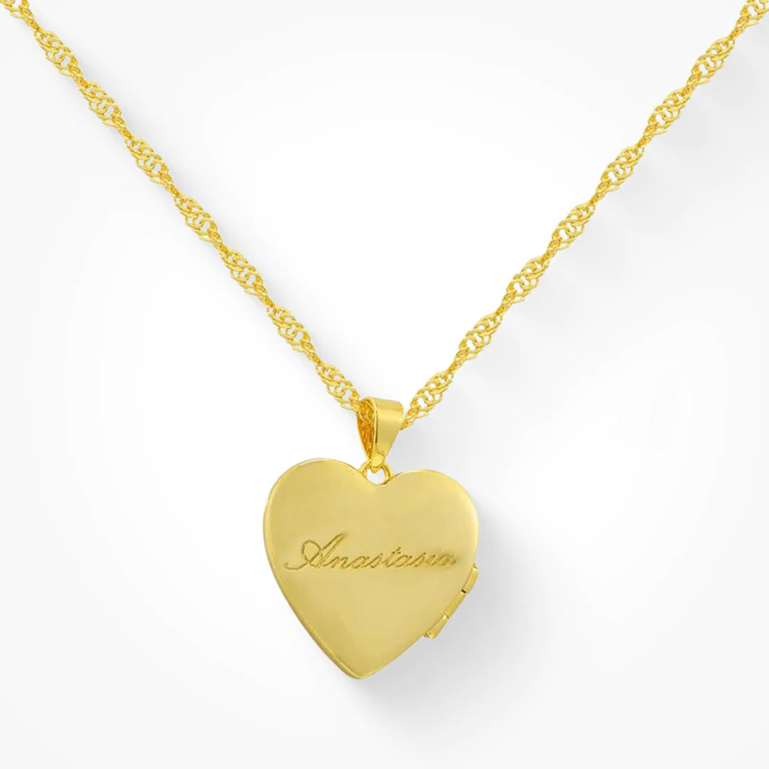 Heartfelt Elegance – Personalized Locket Necklace