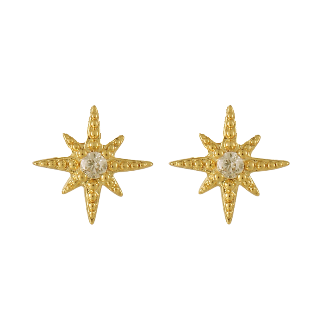 Celestial Glow – Luxe Star Earrings