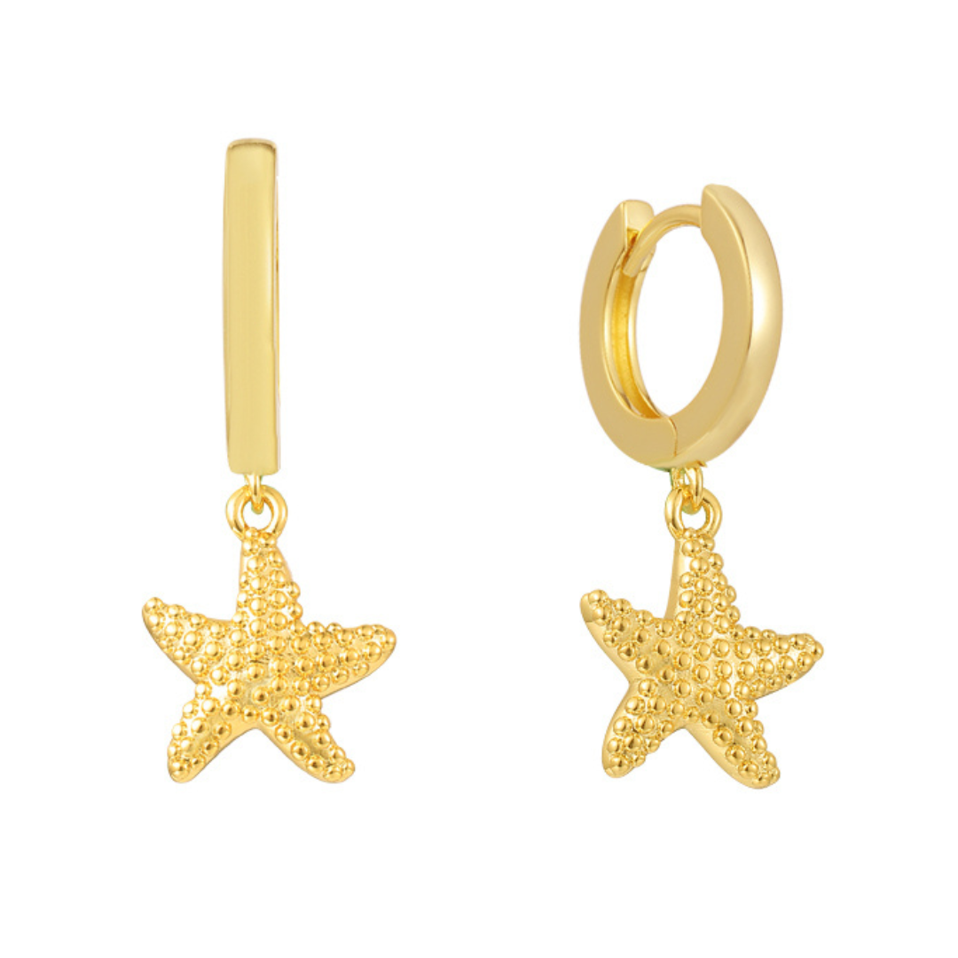 Celestial Elegance – Starfish Earrings