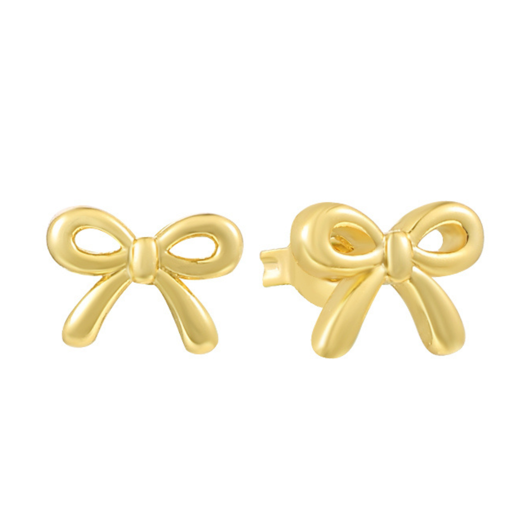 Elegance Unveiled – Bow Detail Earrings