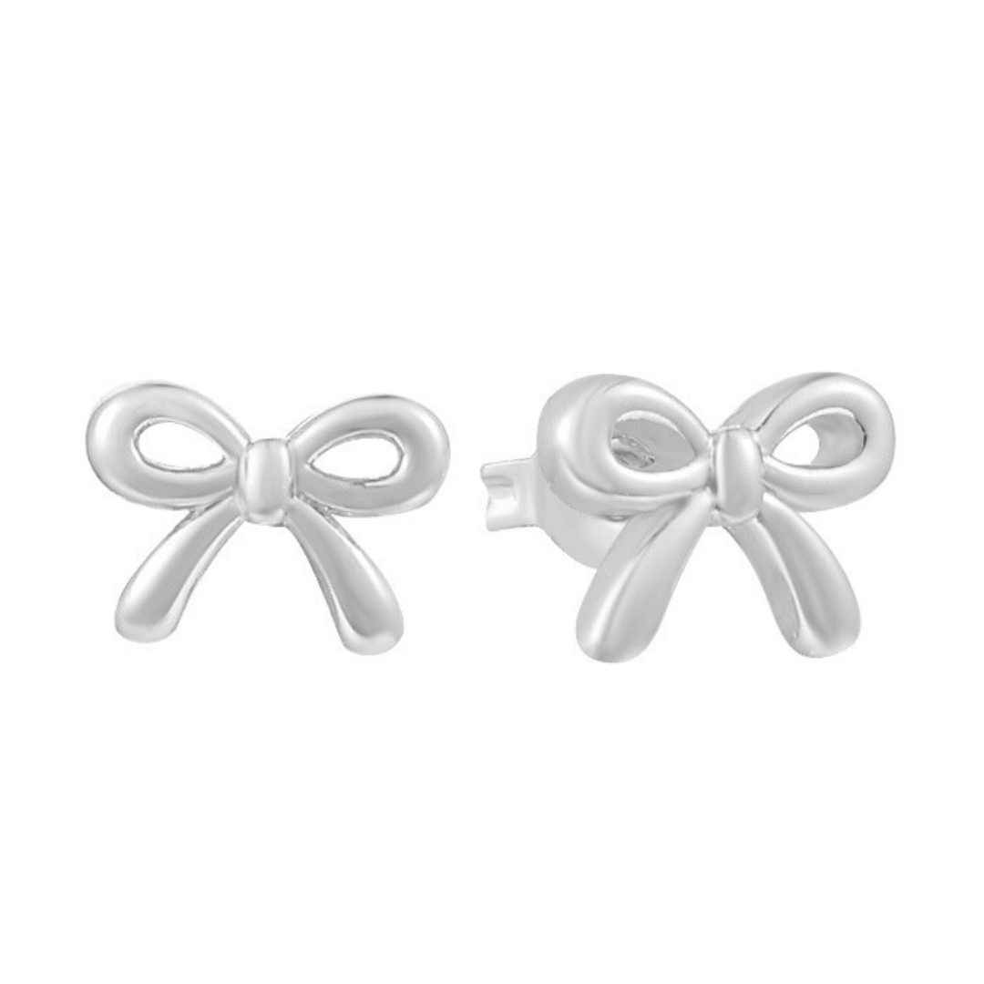 Elegance Unveiled – Bow Detail Earrings