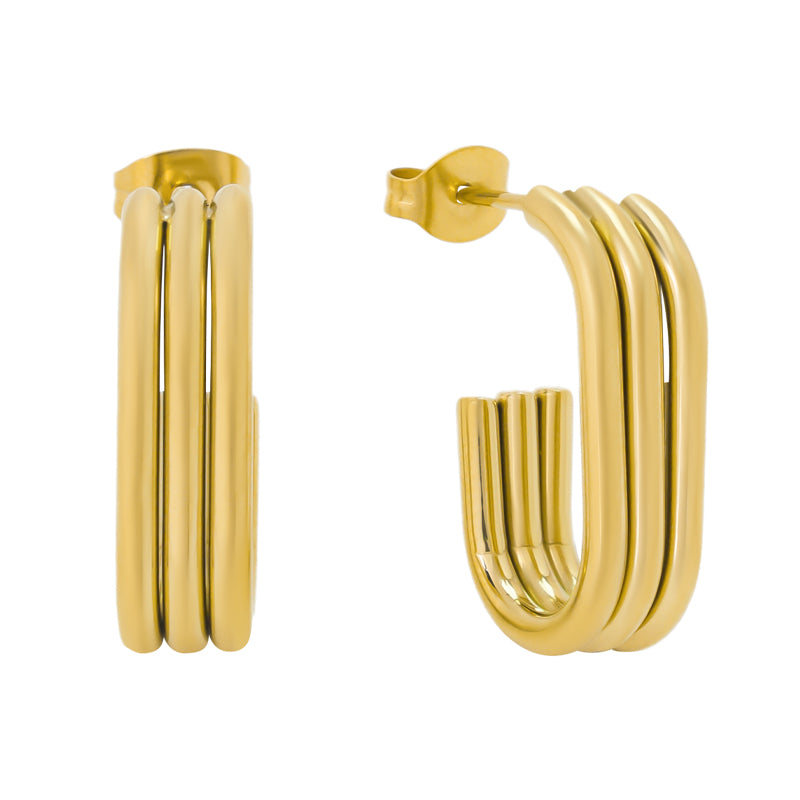 Uptown Elegance – Chic Comfort Earrings