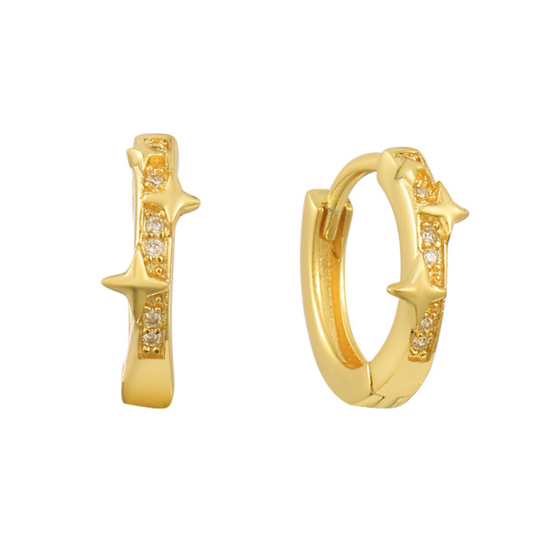 Celestial Dreams – Luxe Star Earrings